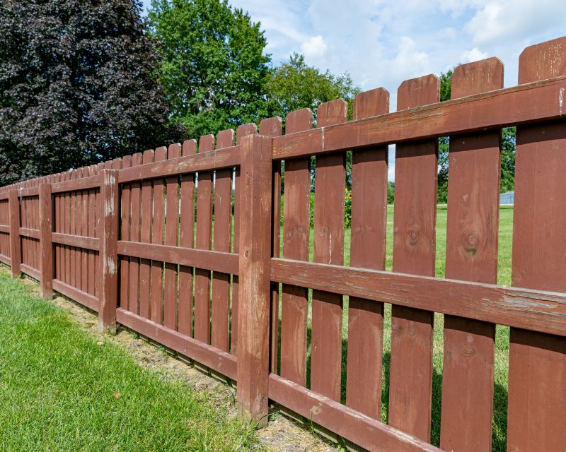 Applying Stain to a Gate